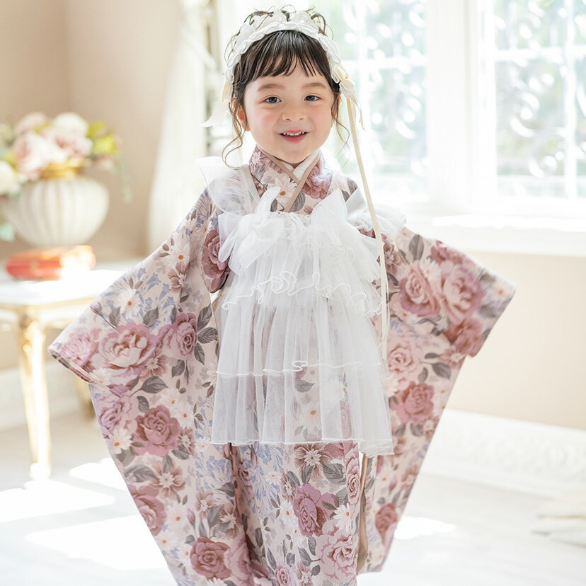 楽天市場】七五三 着物 3歳 アンティーク（カラーピンク）（キッズ