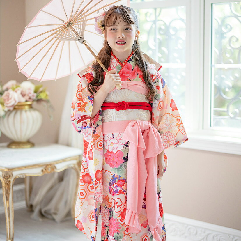 楽天市場】七五三 着物 7歳（カラーベージュ）（着物セット｜和服