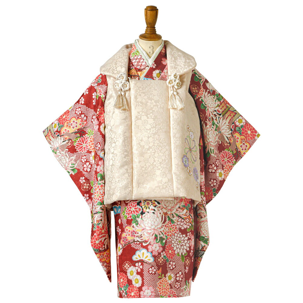 楽天市場】七五三（カラーレッド）（和服｜キッズファッション