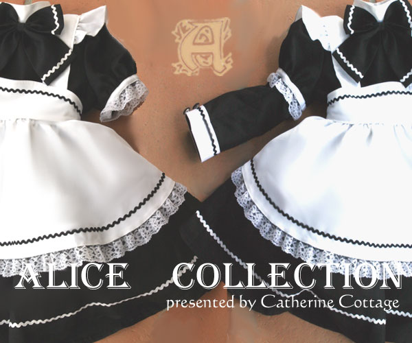 スタンドカラー　　黒3WAYワンピース アリスコレクション