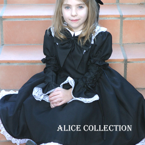 編み上げ袖　黒　3WAYワンピース