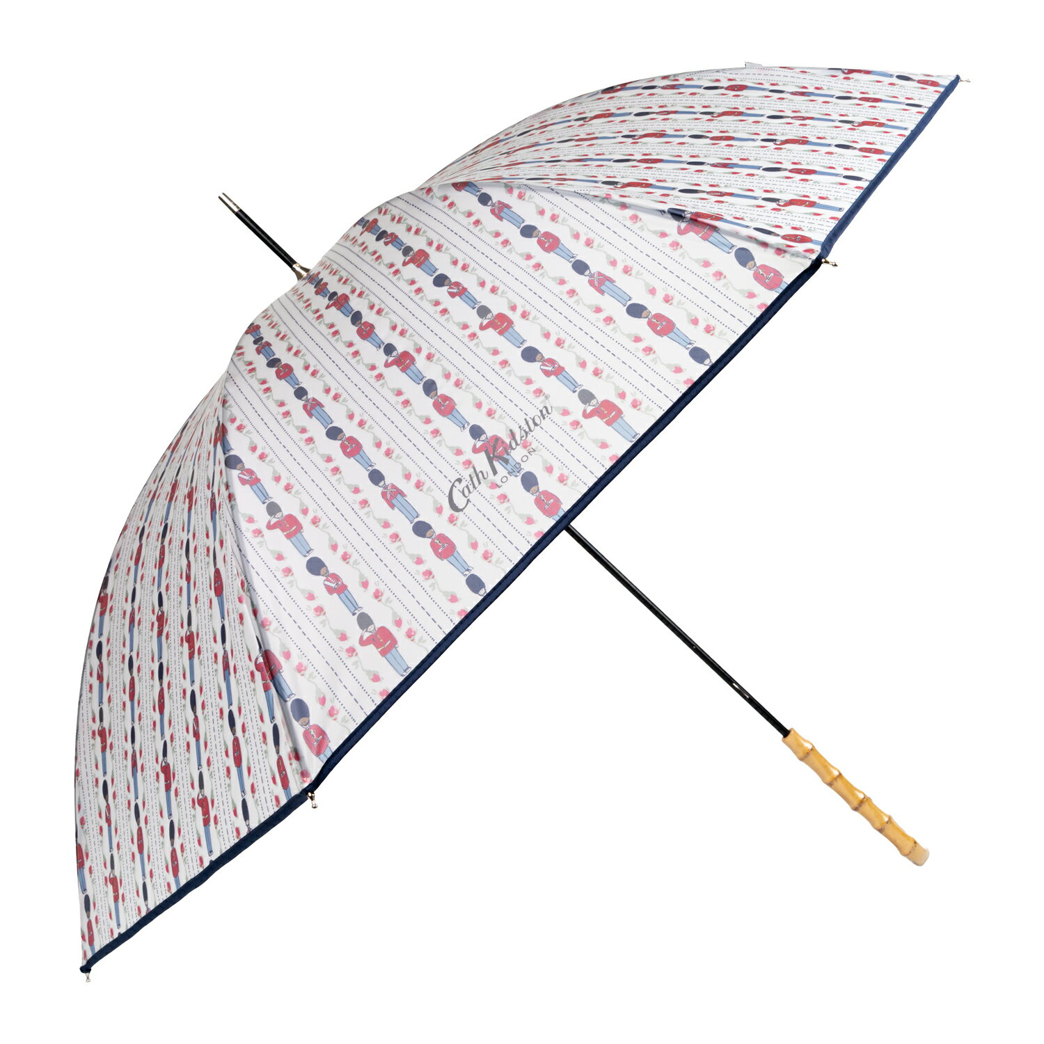 キャス キッドソン 公式 TPU長傘 Guards Bud Stripe / 傘 58cm ロンドン ビニール...
