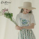 30%OFF キャス キッドソン 公式 オーバーサイズ Tシャツ Garden Ribbon / 半袖 Tシャツ ゆったり トップス レディース キャスキッドソン Cath Kidston