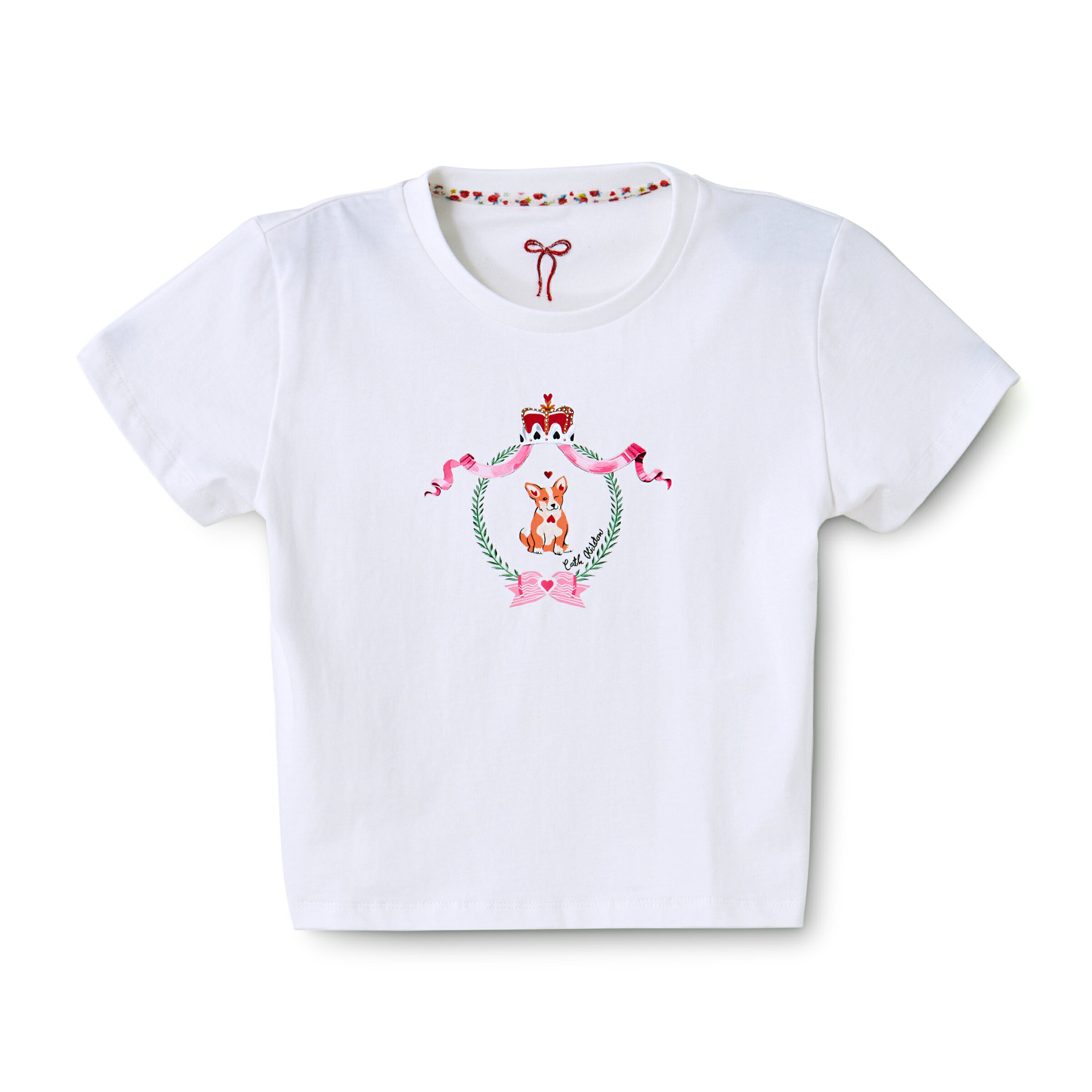 60%OFF キャス キッドソン 公式 コンパクトTシャツ Royal Corgi / 半袖 犬柄 小さ...