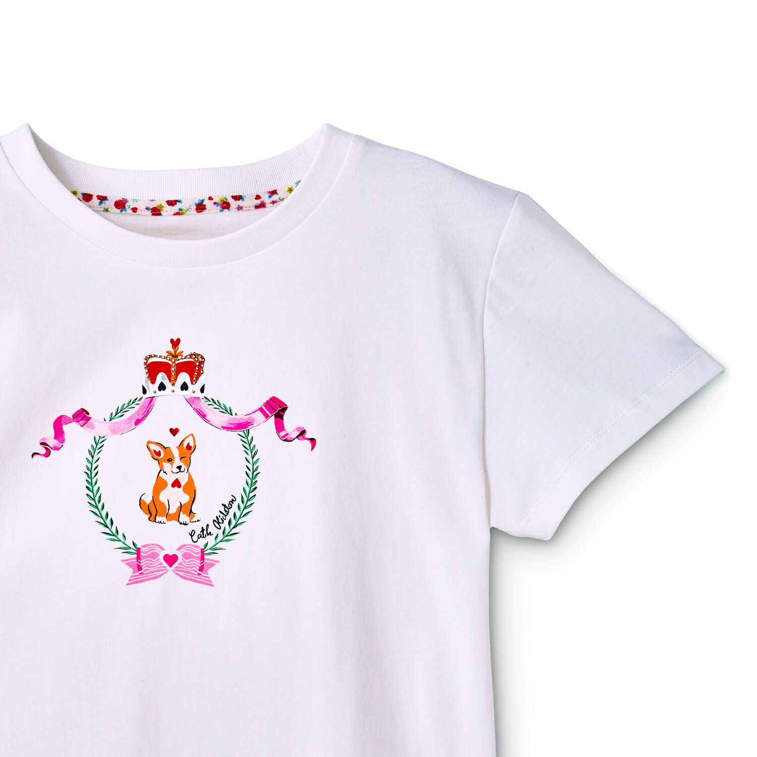 60%OFF キャス キッドソン 公式 コンパクトTシャツ Royal Corgi / 半袖 犬柄 小さ...