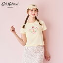 30%OFF キャス キッドソン 公式 コンパクトTシャツ Royal Corgi / 半袖 犬柄 小さめ 綿100% レディース キャスキッドソン Cath Kidston n250718