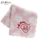 キャス キッドソン 公式 大判 タオルハンカチ 28cm LACE HEARTS TILE 3色 / 綿 100 プレゼント ギフト おしゃれ かわいい レディース キャスキッドソン Cath Kidston n250711