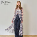 60%OFF キャス キッドソン 公式 チュールドレス Thorn Rose / 透け感 ワンピース 重ね着 柄 花柄 シースルー レディース キャスキッドソン Cath Kidston