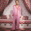 キャス キッドソン 公式 ボタン フリルハートパジャマ 日本公式 レディース Cath Kidston CathKidston n251101