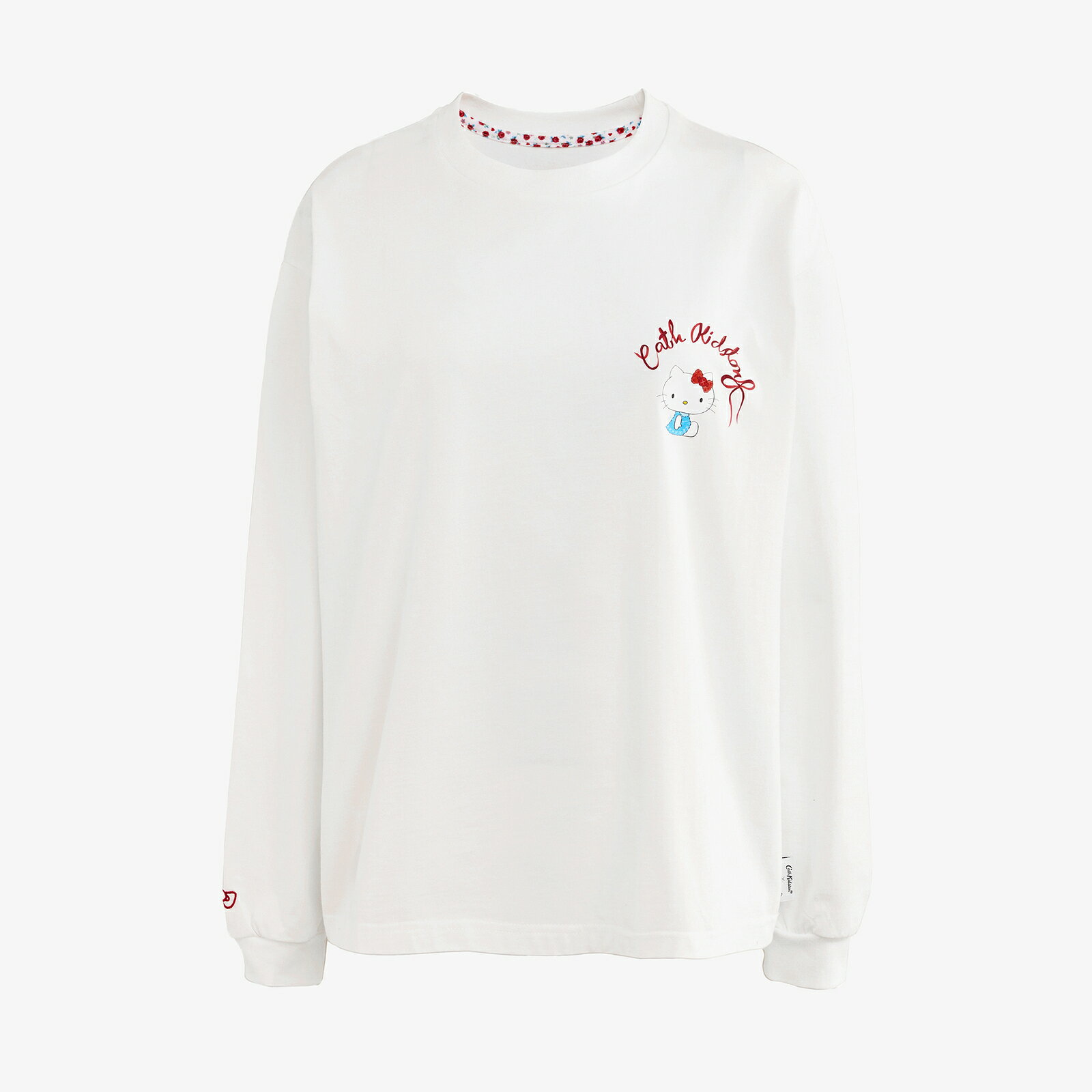 30%OFF キャス キッドソン 公式 Cath Kidston × Hello Kitty ロングスリーブTシャツ / ハローキティ Tシャツ 長袖 ロンT レディース キャスキッドソン Cath Kidston