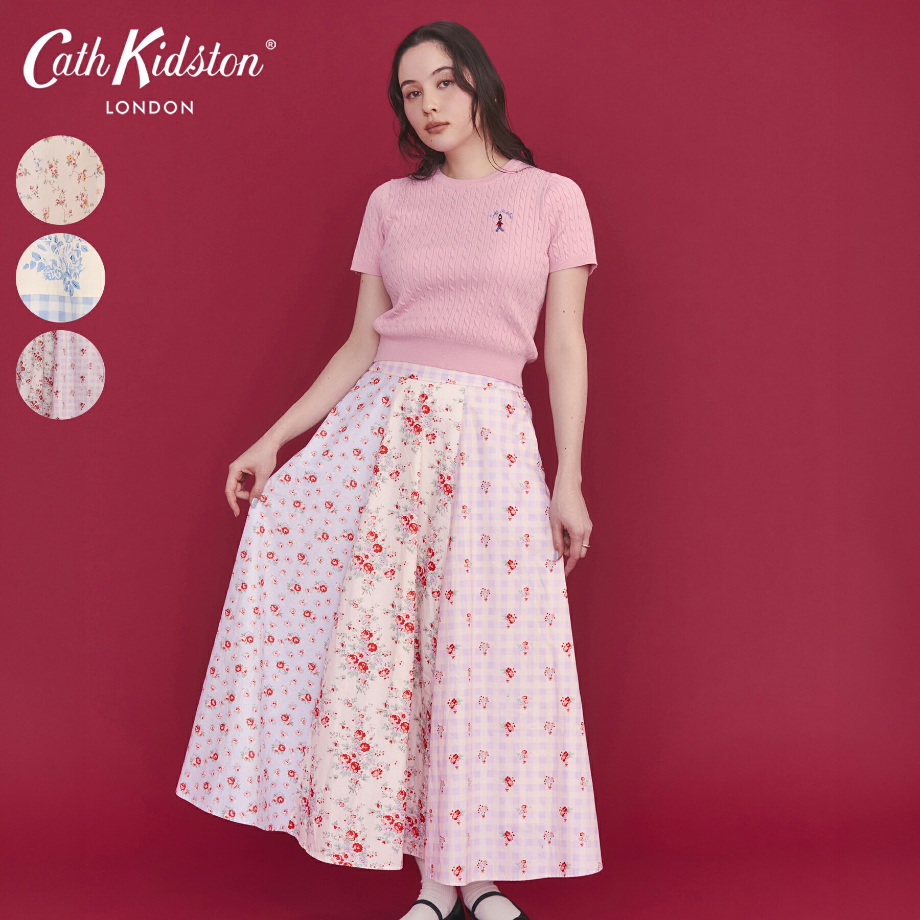 キャス キッドソン 公式 ボリュームフレアスカート / レディース キャスキッドソン Cath Kidston n260220
