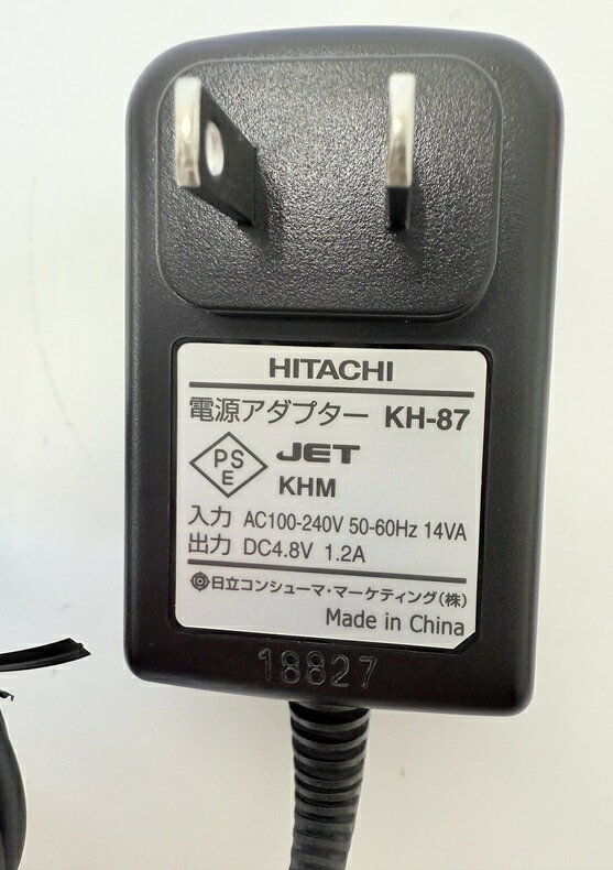 日立 【RM-GTX2-016】 シェーバー用 アダプタ(電源)(KHー87) メンズ シェーバー　...