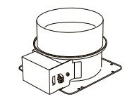 クリナップ 【ZZHDS-150C】 排気電動シャッター レンジフード対応部品