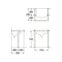 カクダイ 洗面器・手洗器用手すり【2460-32】【純正品】 施主支給