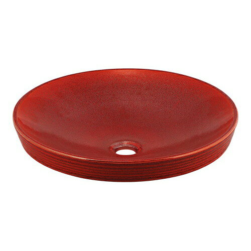 カクダイ KAKUDAI 丸型洗面器//鉄赤 【493-014-R】 水栓金具・器【純正品】