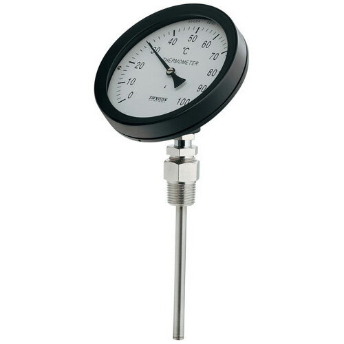 カクダイ KAKUDAI バイメタル製温度計(45度傾斜型) 【649-911-50B】 配管副資材【純正品】