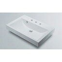角型洗面器//3ホール 【493-071-750】 【配管資材・水道材料】カクダイ【純正品】