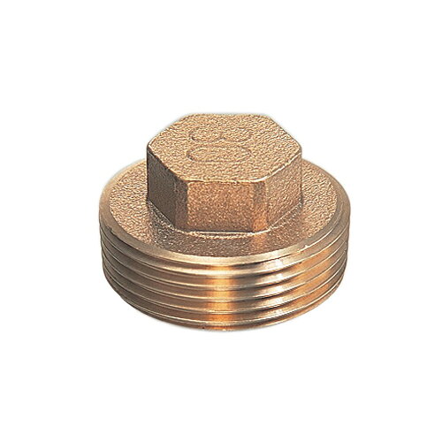 砲金プラグ 【6168-100】 【配管資材・水道材料】カクダイ【純正品】