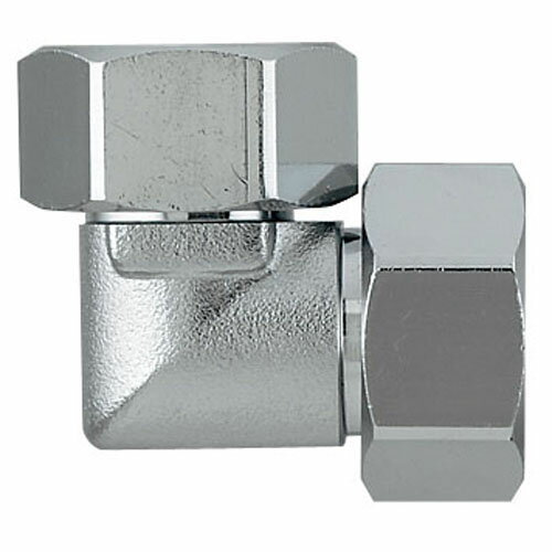 両ナットつき小曲りエルボ 【646-115-13】 【配管資材・水道材料】カクダイ【純正品】