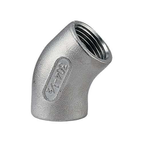 ステンレス45°エルボ 【647-011-10】 【配管資材・水道材料】カクダイ【純正品】