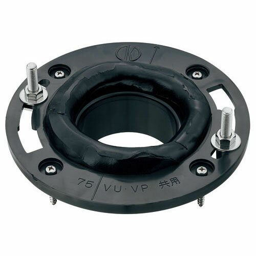 カクダイ 【4658S-75】 大便器用床フランジ（ステンレスビスつき） 【配管資材・水道材料】【純正品】