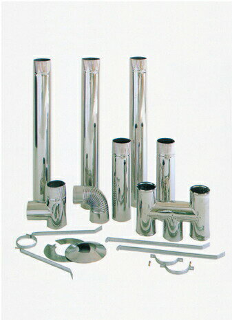 【1セット】S100BN 排気筒ステン SUS430 CF (セット) 100φ用セット 単品ロット:1セット 東洋アルチタイト【純正品】