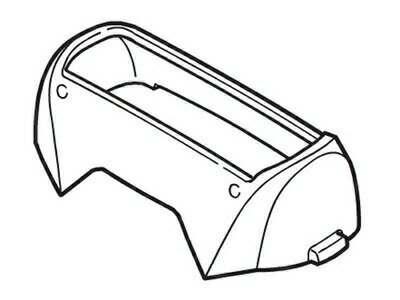 【ゆうパケット】パナソニック Panasonic メンズシェーバー ラムダッシュ 外刃フレーム 黒 ESRL13K0047