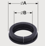 【ゆうパケット】INAX LIXIL・リクシル 水栓 部品 自在リング【59-18-1P】 【59181P】 【純正品】