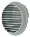 メルコエアテック 【AT-150BWSU4】外壁用(ステンレス製/鋼板製) ベントキャップ(上偏芯) 横ギャラリ・網 適用パイプ150mm【純正品】(2)