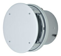 メルコエアテック 【AT-200TUWA】外壁用（アルミ製） 丸形防風板付ベントキャップ 縦ギャラリ・網 適用パイプ200mm【純正品】