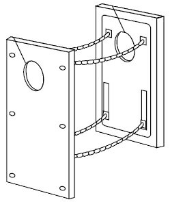 ノーリツ[NORITZ] コンロ台形・調理台形専用部材 【Nトップ化粧アダプタ 側方用】 ガス給湯器 関連部材..