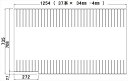 ＜サイズ＞1254mm×735mm（リブ数37本）※キャンセル・返品不可商品受注生産商品の為、お届けまでに1ヶ月以上かかる場合がございます。【ご注意ください】家電部品は必ずお手持ちの本体品番をお調べいただき、適合機種かどうかご確認の上ご注文をお願いいたします。メーカー名、シリーズ名称が同じでも、品番が違う場合、発売年代や仕様が違うため取り付けができません。予めご了承の上、ご確認をおねがいいたします。ご不在時の商品配達のご連絡のため、電話番号はなるべく携帯電話の番号を入力してください。