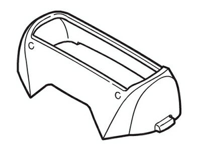 ESRL13K0047 パナソニック Panasonic メンズシェーバー キャップ・カバー・ケース 外刃フレーム(黒)【純正品】