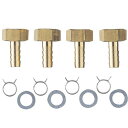 バス用品・空調通気用品 追焚配管部品 ペア樹脂管金具セット 【T421-4S-10A】【三栄水栓・SANEI】 【純正品】(3)