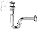 【LF-10PA】 INAX・LIXIL 洗面器・手洗器用セット金具 排水金具 (呼び径25mm) ゴム栓式壁排水Pトラップ イナックス・リクシル アフレ付き【...