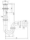 【LF-WN7PF】 INAX・LIXIL 洗面器・手洗器用セット金具 ポップアップ式排水金具 (ワイヤータイプ・呼び径32mm) 壁排水Pトラップ イナックス...