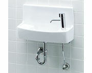 【YL-A74HA】 手洗器セット 壁給水床排水 ハンドル水栓 アクアセラミック 受注後3日 INAX・LIXIL [新品]【純正品】