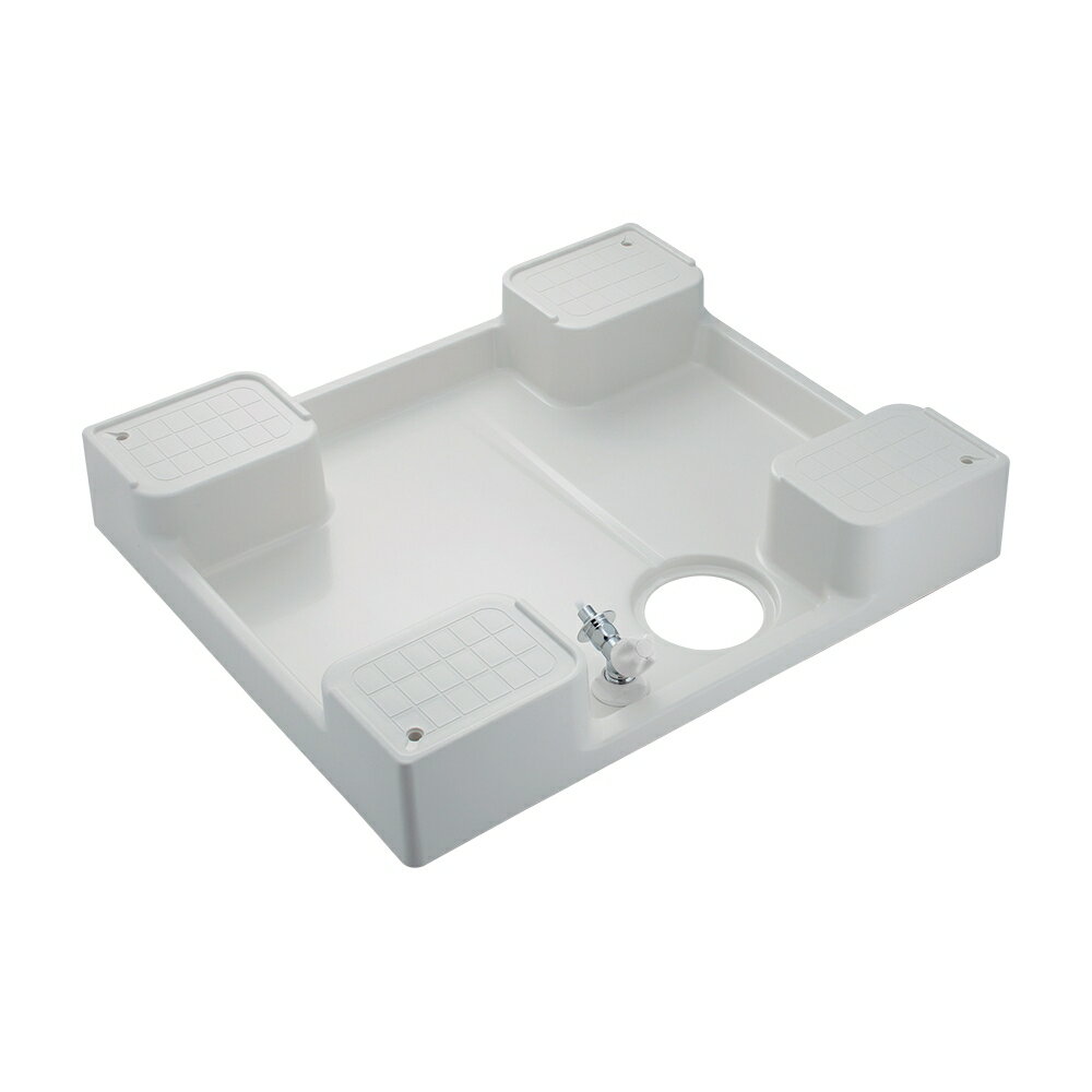 【426-502-W】 カクダイ 洗濯機用防水パン（水栓つき）