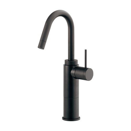 カクダイ【721-270-D】立水栓（トール）//マットブラック 黒色 90度開閉ハンドル 水栓金具