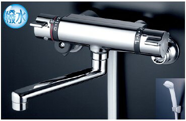 KVK 【KF800TR2HS】 サーモスタット式シャワー 撥水 240mmパイプ【純正品】
