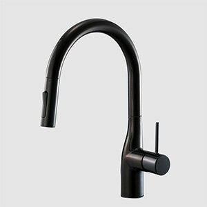 KVK ケーブイケー 【KM6061ZECC5HS】 シングルシャワー付混合栓（eレバー）グロスブラック 寒冷地 撥水【純正品】