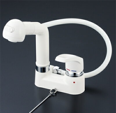 KVK シングルレバー式洗髪シャワーゴム栓付 【KM8004GS】[新品]【純正品】