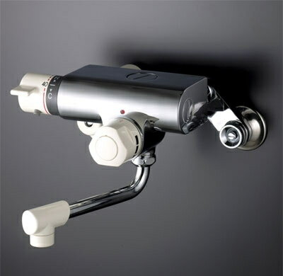 KVK 定量止水付サーモスタット式混合栓 お湯ぴた／サーモスタット混合栓【KM159W】[新品]【純正品】