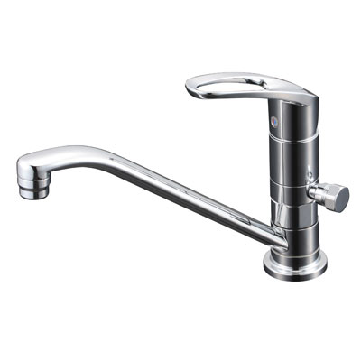 KVK 取付穴兼用型・流し台用シングルレバー式混合栓 【KM5011UTTN】KM5011UT series マルチリフォーム水栓/給水・給湯接続/シングルレバー混合栓【KM5011UTTN】[新品]【純正品】