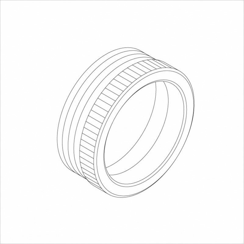 KVK 【Z618T/800】 KF132・KF133・KF134等用固定ナット KVK補修部品＞構造部品 【純正品】