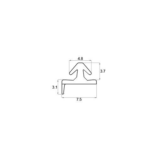 qdjt726bl3 LIXIL リクシル・トステム 水切りヒレ 玄関ドア部品 【純正品】