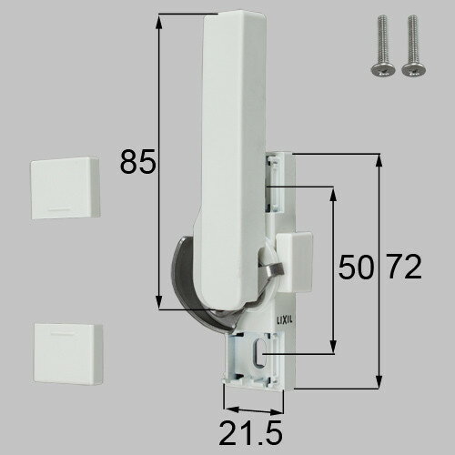 w-03l-bxdz LIXIL リクシル・トステム クレセント大（左用） 窓（サッシ）部品(鍵・錠) 【純正品】