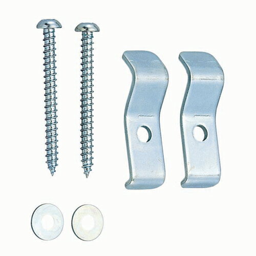 【M16C】 ミヤコ ビス付バックハンガー壁止金具 洗面・手洗器配管部材