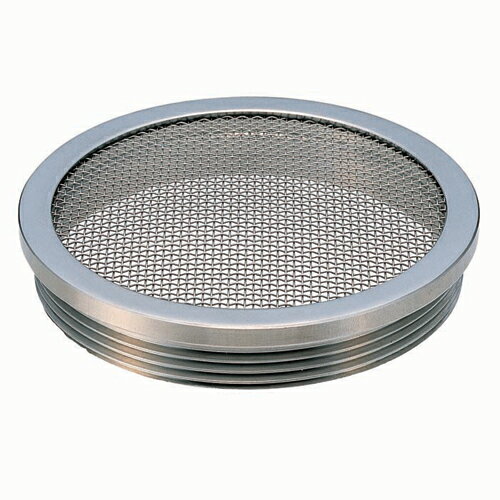 【M18CS 寸法：50】 ミヤコ ステンレス防虫目皿 排水部材高架水槽・受水槽のオーバーフロー管の管末や排水管通気(汚水管通気)、配管開口部に取り付け、ゴミや虫の侵入を防止する金具です。外ねじのステンレス防虫目皿です。ステンレス鋳造品なの...