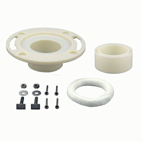 【M58WS 寸法：VP・VU75・100】 ミヤコ 洋風便器用床フランジ トイレ配管部材